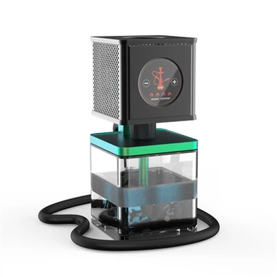 Snjall rafræn vatnspípa fyrir tóbak E-hitara V8